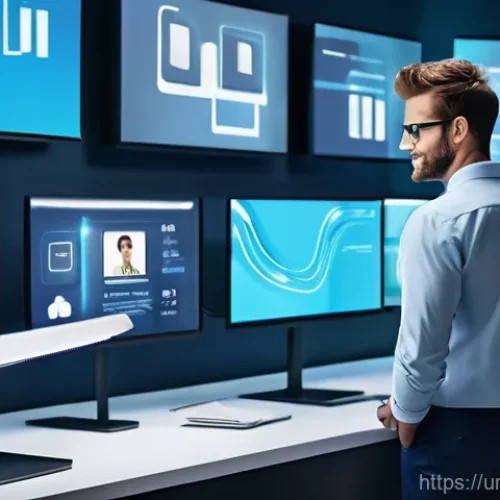 Home 22 브랜드 마케터의 성공적인 네트워킹 방법 - **Prompt:** A dynamic, digitally-focused scene depicting a diverse young professional (wearing smart...